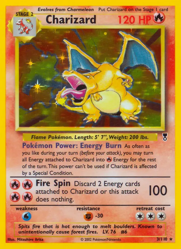 Charizard — Legendary Collection 3 Pokémon card