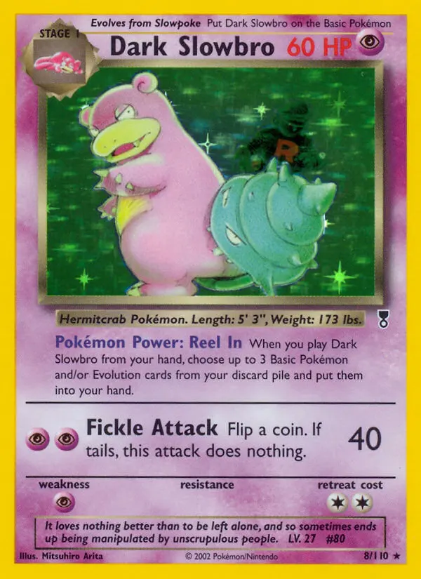 Dark Slowbro — Legendary Collection 8 Pokémon card