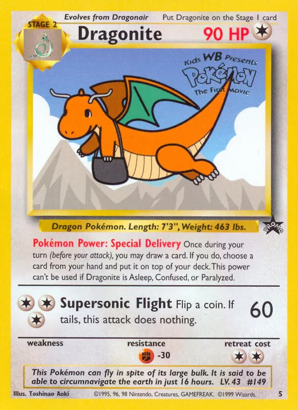 Dracolosse — Wizards Black Star Promos 5 French Pokémon card
