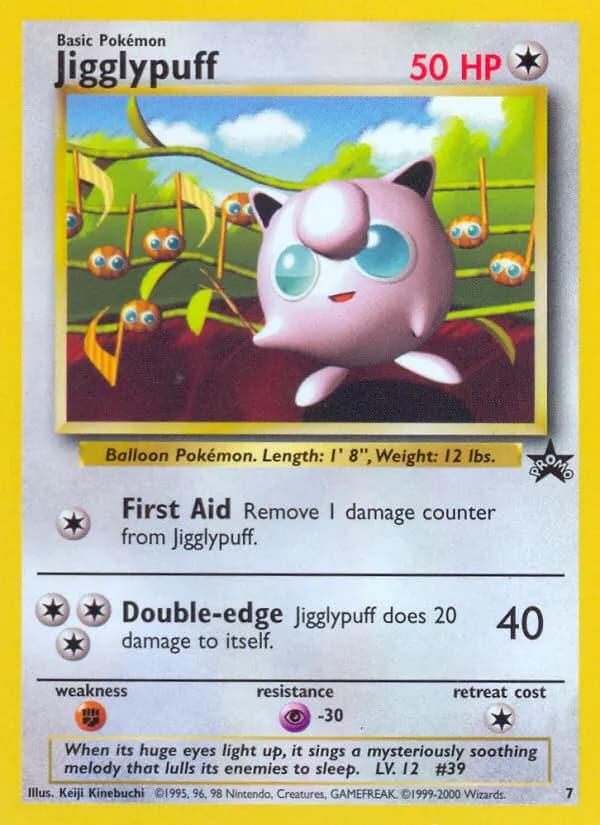 Jigglypuff — Wizards Black Star Promos 7 Pokémon card