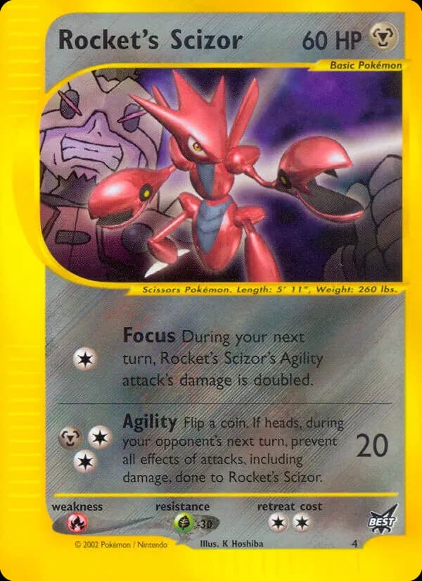 Rocket's Scizor — Best of Game 4 Pokémon card