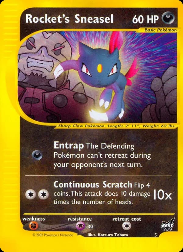 Rocket's Sneasel — Best of Game 5 Pokémon card