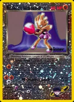 Rocket's Hitmonchan — Best of Game 9, illustrated by Ken Sugimori