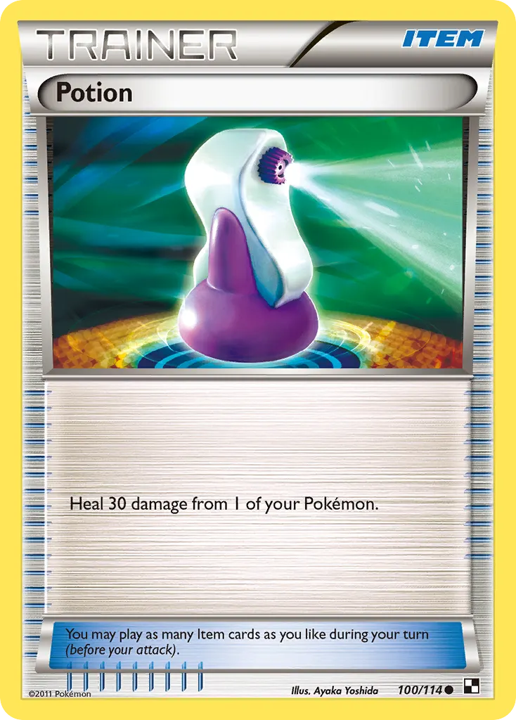 Potion — Black & White 100 Pokémon card