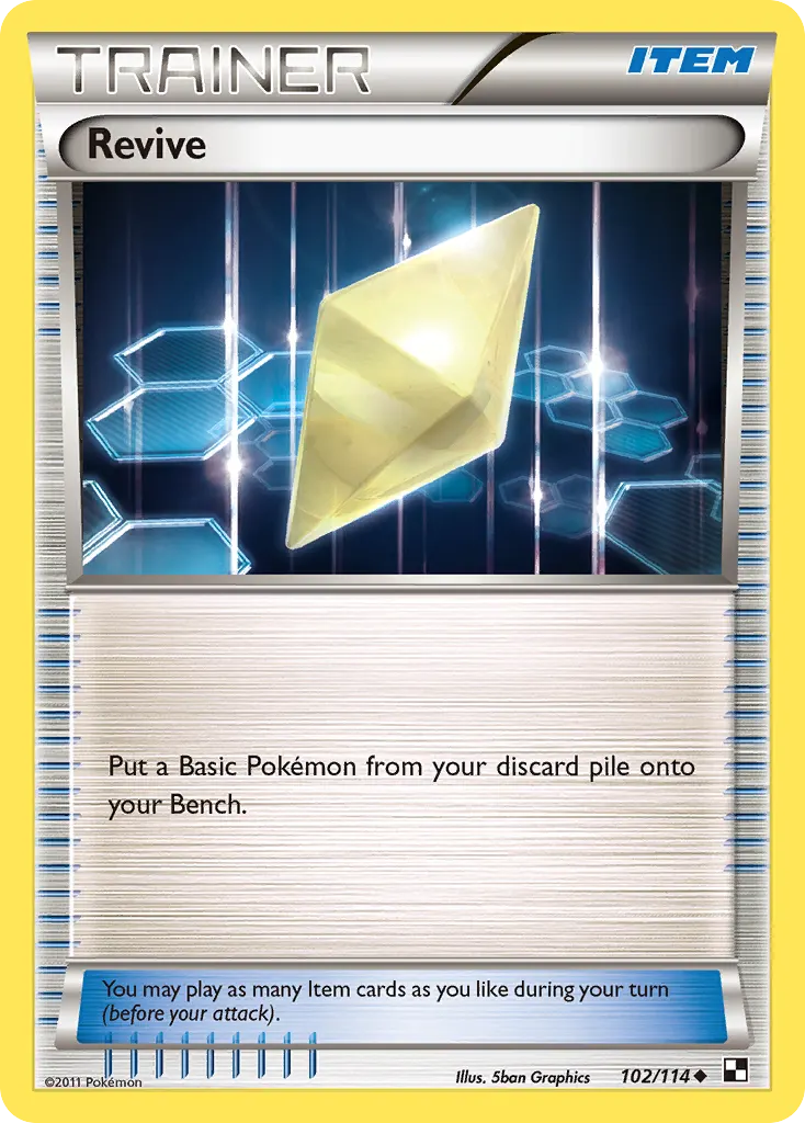 Revive — Black & White 102 Pokémon card