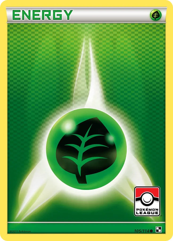 Grass Energy — Black & White 105 Pokémon card