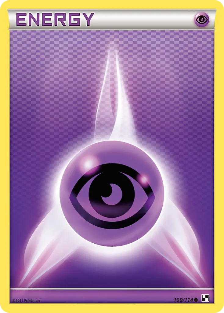 Psychic Energy — Black & White 109 Pokémon card