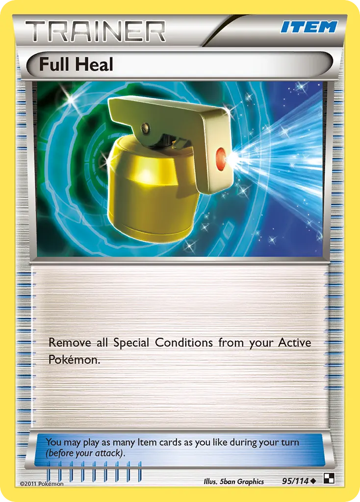 Full Heal — Black & White 95 Pokémon card