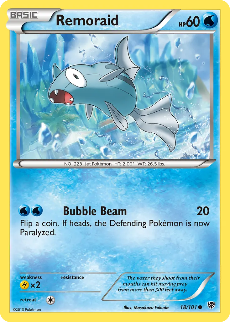 Remoraid — Plasma Blast 18 Pokémon card