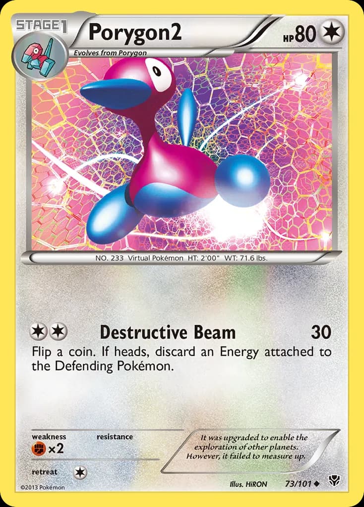Porygon2 — Plasma Blast 73 Pokémon card