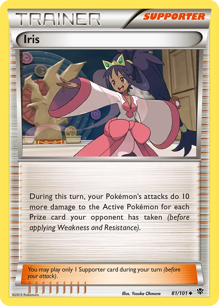 Iris — Plasma Blast 81 Pokémon card