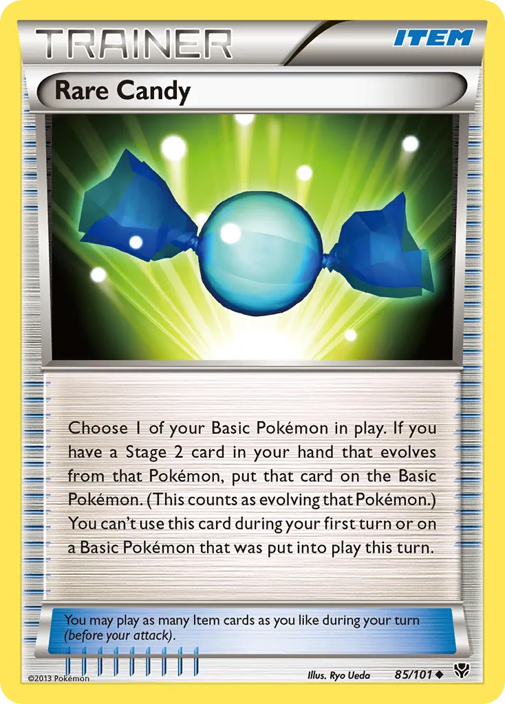 Rare Candy — Plasma Blast 85 Pokémon card