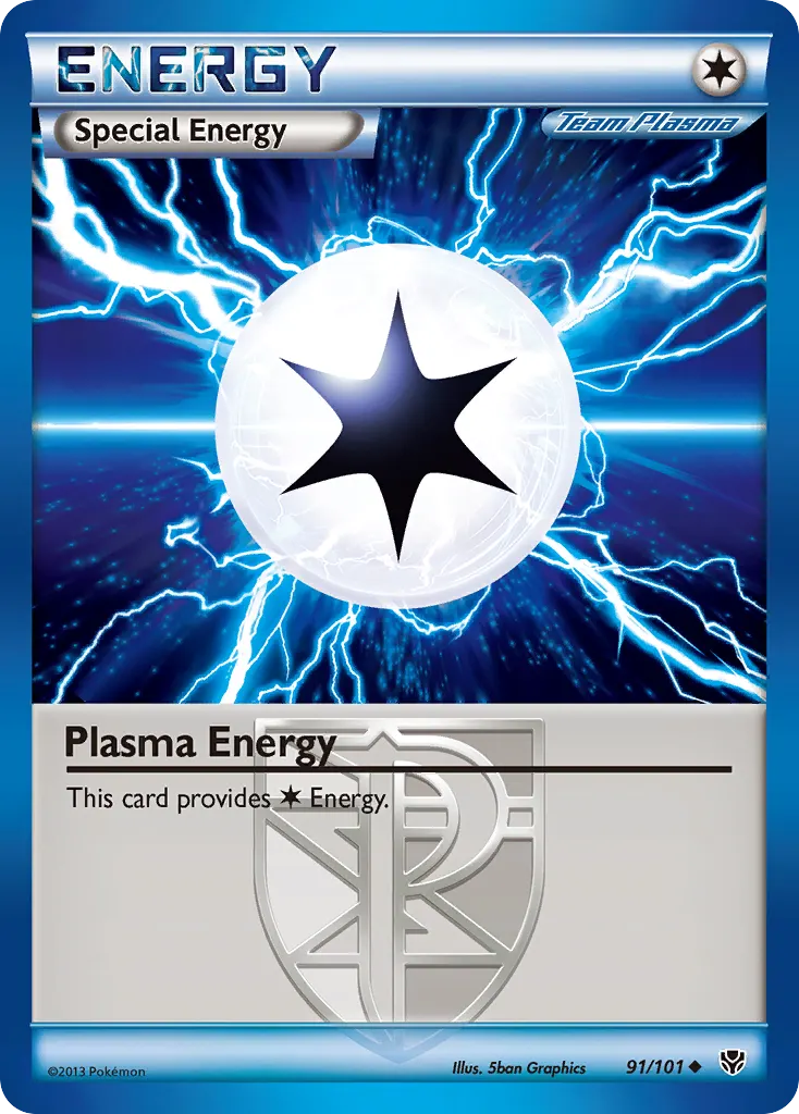 Plasma Energy — Plasma Blast 91 Pokémon card