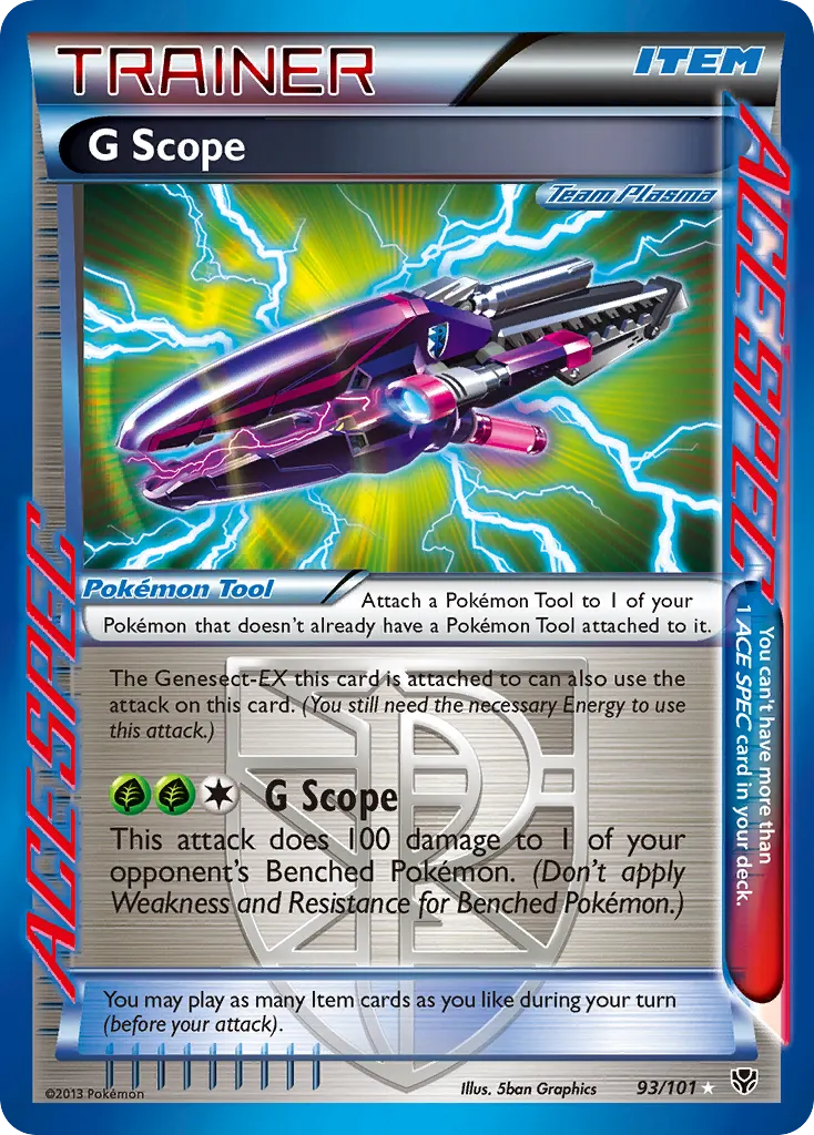 G Scope — Plasma Blast 93 Pokémon card
