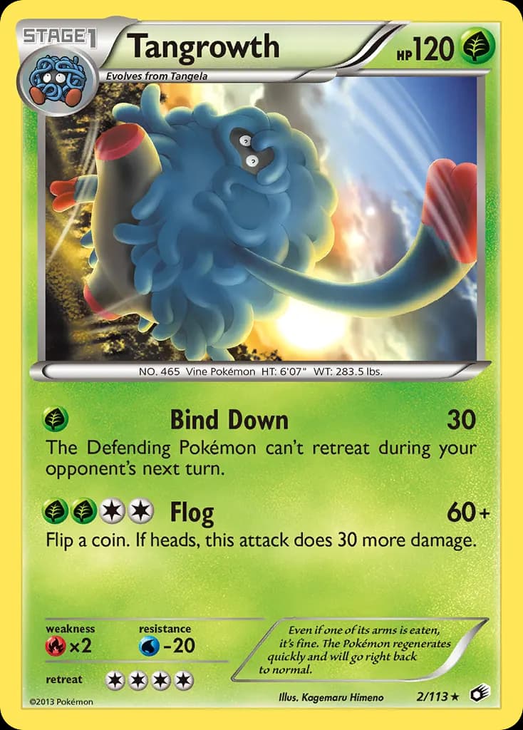 Tangrowth — Legendary Treasures 2 Pokémon card