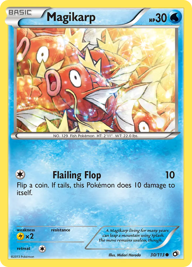 Magikarp — Legendary Treasures 30 Pokémon card