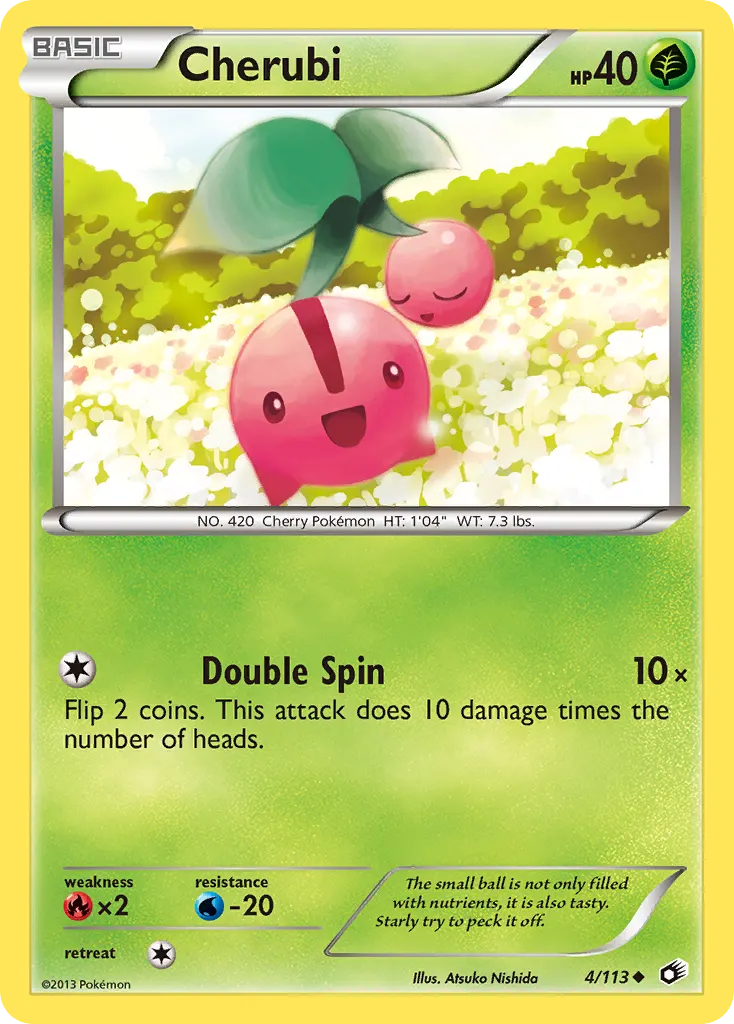 Cherubi — Legendary Treasures 4 Pokémon card