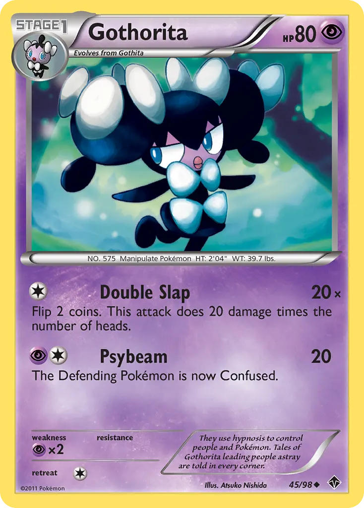 Gothorita — Emerging Powers 45 Pokémon card