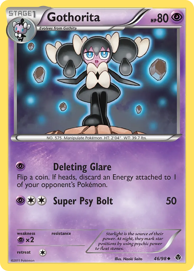 Gothorita — Emerging Powers 46 Pokémon card