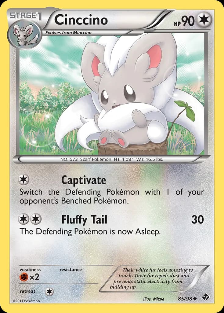 Cinccino — Emerging Powers 85 Pokémon card