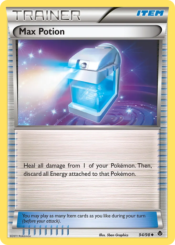 Max Potion — Emerging Powers 94 Pokémon card