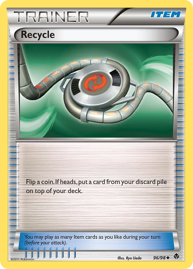 Recycle — Emerging Powers 96 Pokémon card