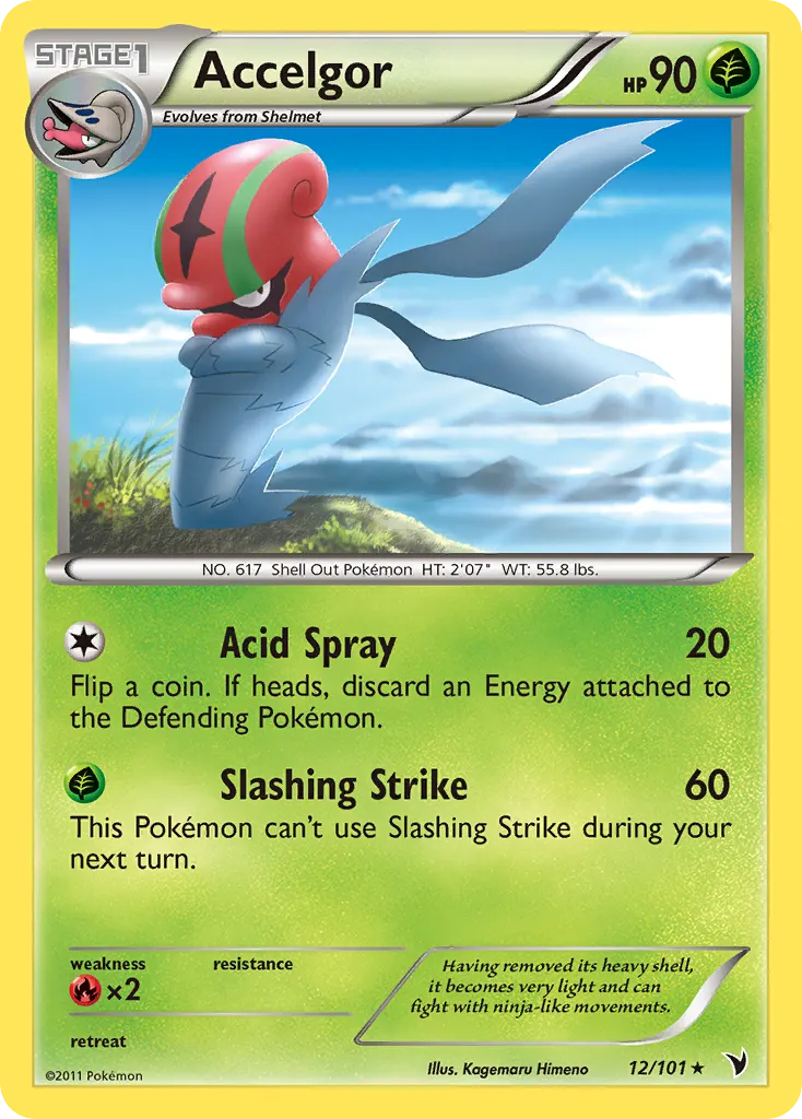 Accelgor — Noble Victories 12 Pokémon card