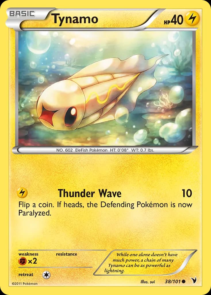Tynamo — Noble Victories 38 Pokémon card