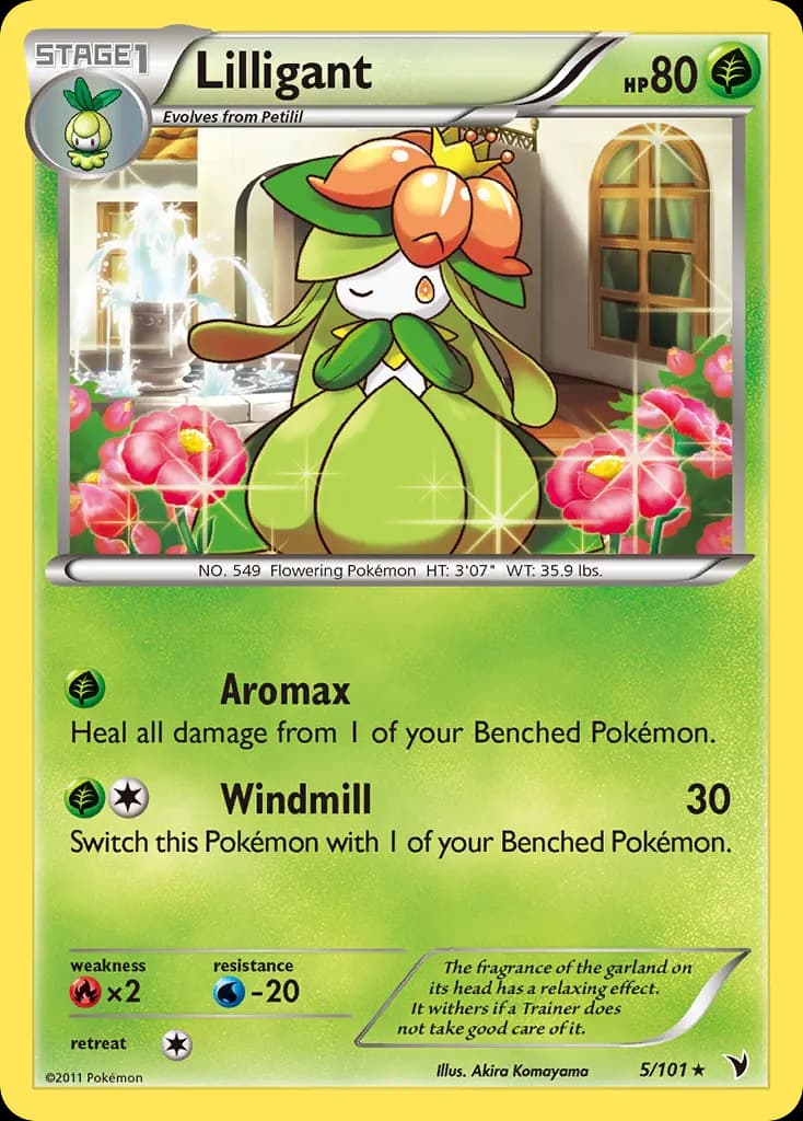 Lilligant — Noble Victories 5 Pokémon card