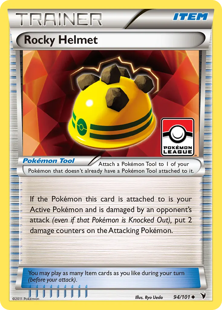 Rocky Helmet — Noble Victories 94 Pokémon card