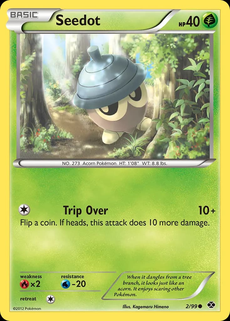 Seedot — Next Destinies 2 Pokémon card