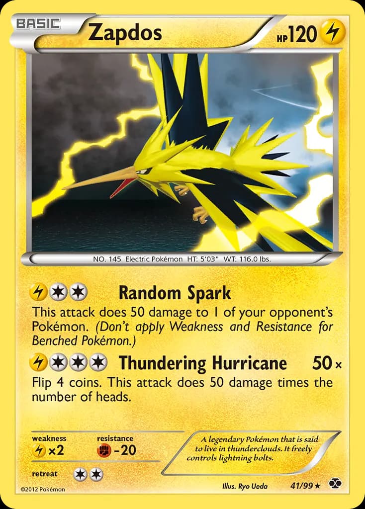 Zapdos — Next Destinies 41 Pokémon card
