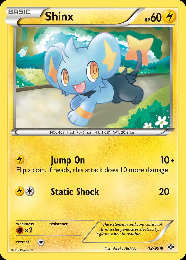 Shinx — Next Destinies 42 Pokémon card