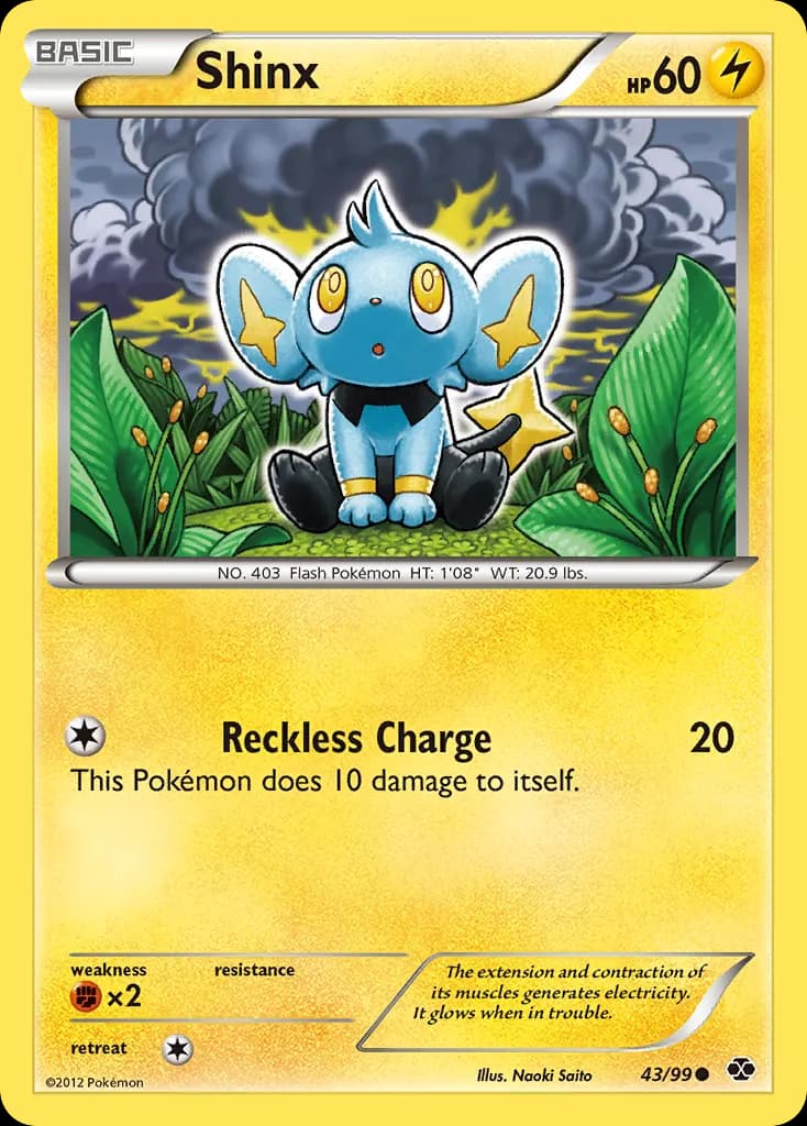 Shinx — Next Destinies 43 Pokémon card