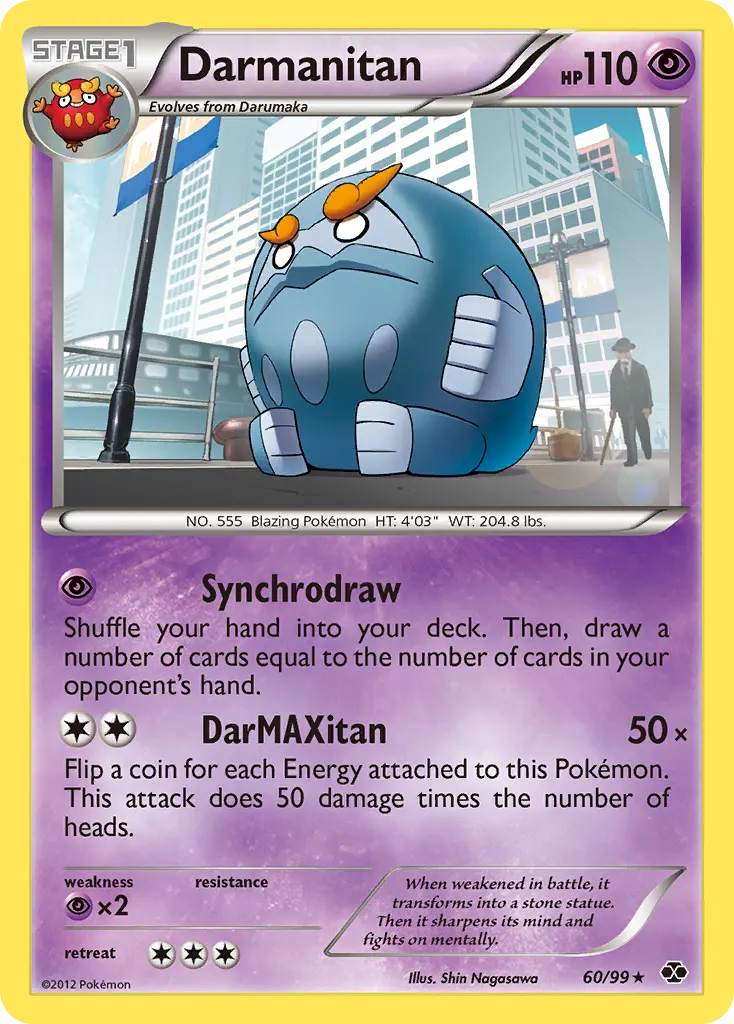 Darmanitan — Next Destinies 60 Pokémon card