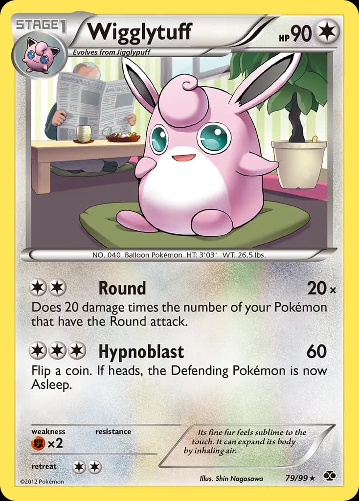 Wigglytuff — Next Destinies 79 Pokémon card