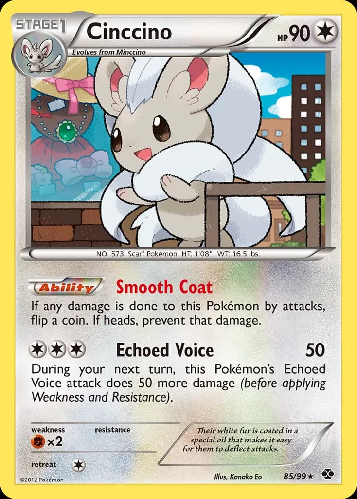 Cinccino — Next Destinies 85 Pokémon card