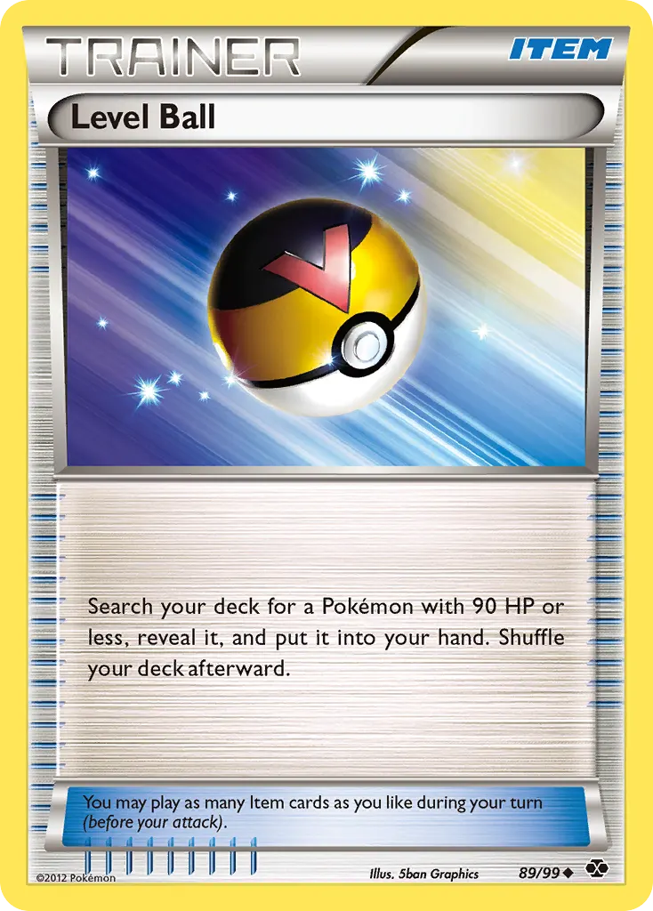 Level Ball — Next Destinies 89 Pokémon card