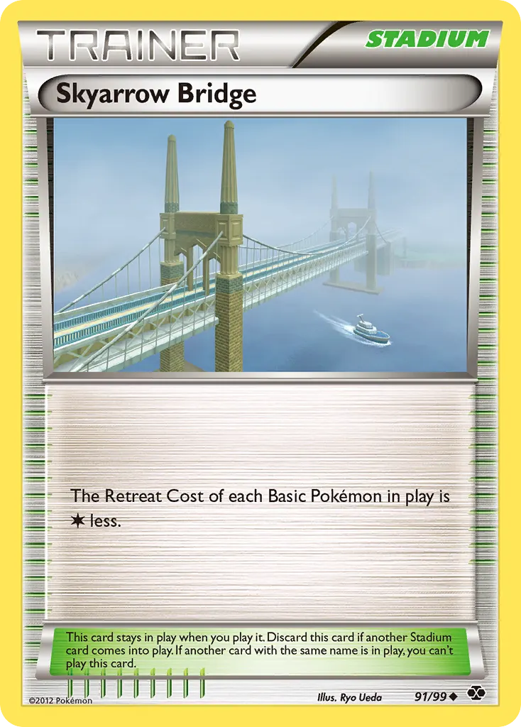 Skyarrow Bridge — Next Destinies 91 Pokémon card