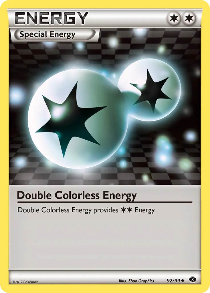 Double Colorless Energy — Next Destinies 92 Pokémon card