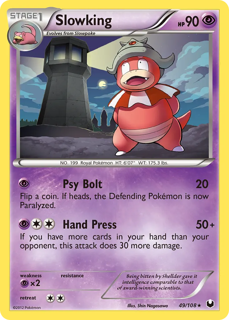 Slowking — Dark Explorers 49 Pokémon card
