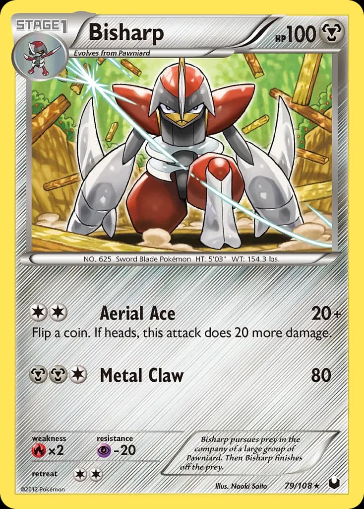 Bisharp — Dark Explorers 79 Pokémon card