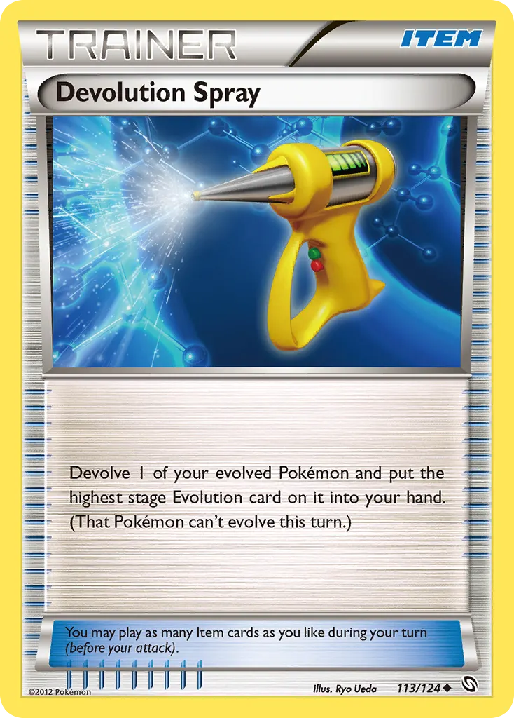 Devolution Spray — Dragons Exalted 113 Pokémon card