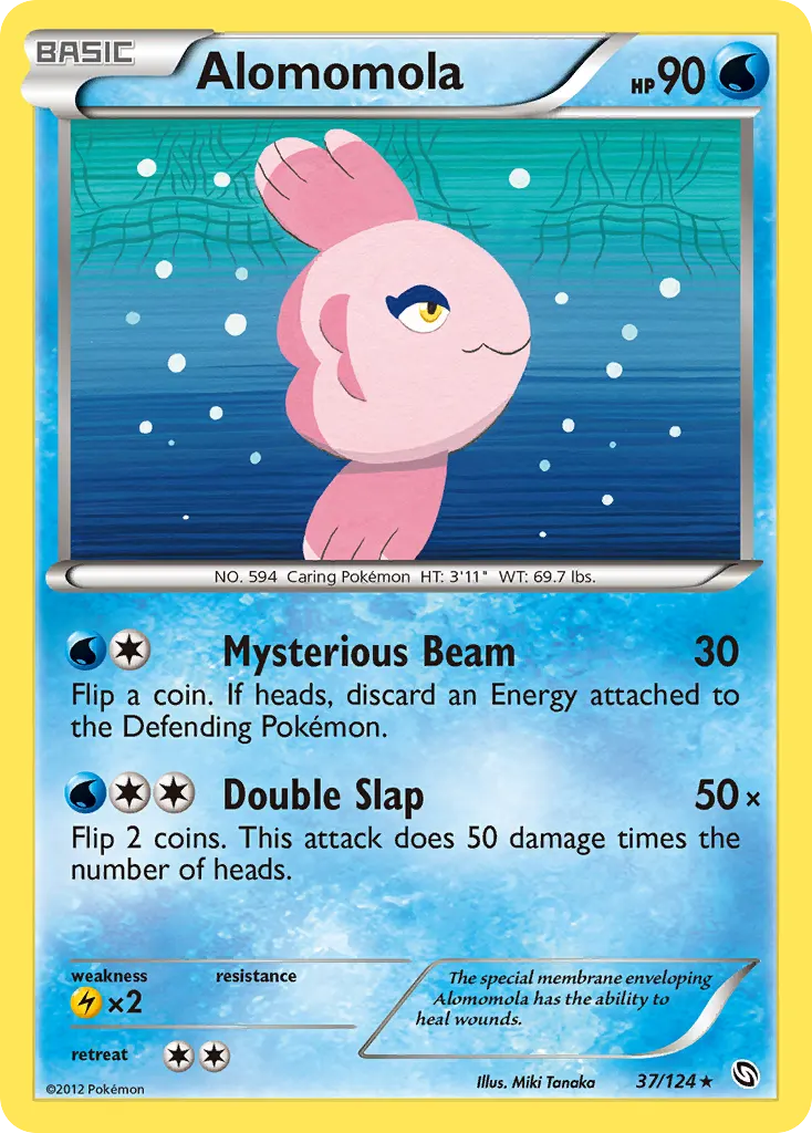 Alomomola — Dragons Exalted 37 Pokémon card