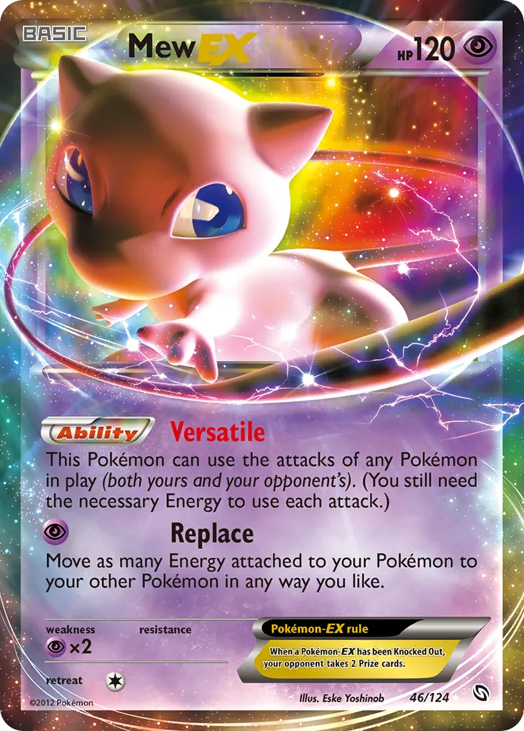 Mew-EX — Dragons Exalted 46 Pokémon card