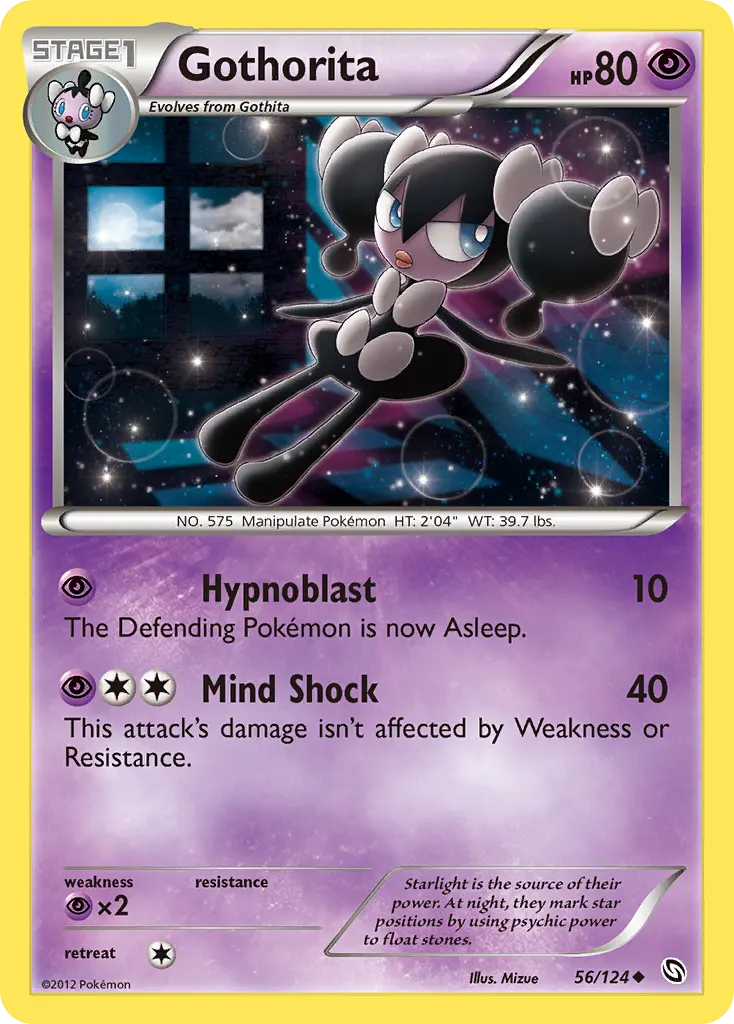 Gothorita — Dragons Exalted 56 Pokémon card