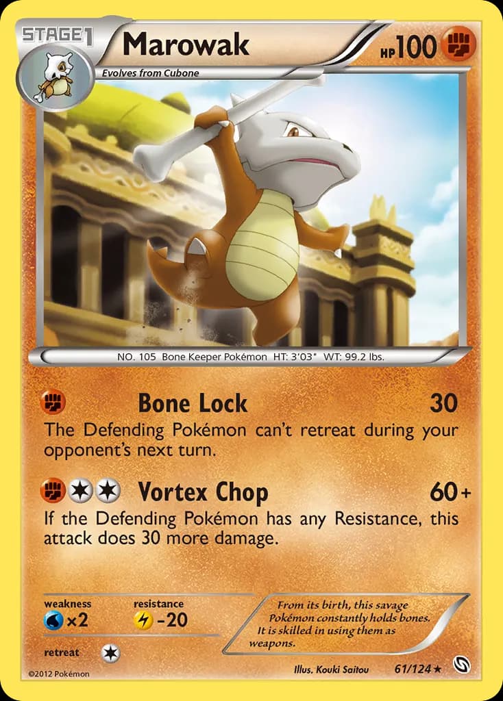 Marowak — Dragons Exalted 61 Pokémon card