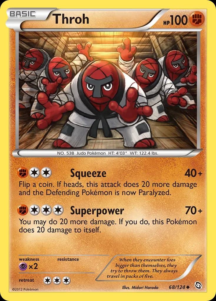 Throh — Dragons Exalted 68 Pokémon card