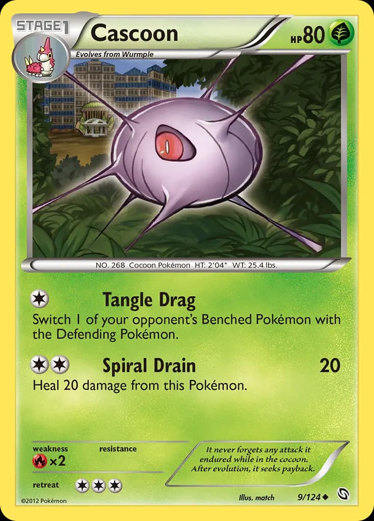 Cascoon — Dragons Exalted 9 Pokémon card