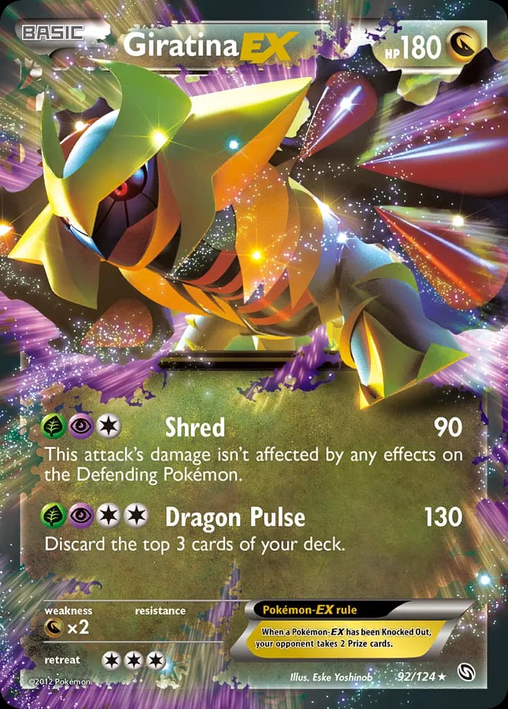 Giratina-EX — Dragons Exalted 92 Pokémon card